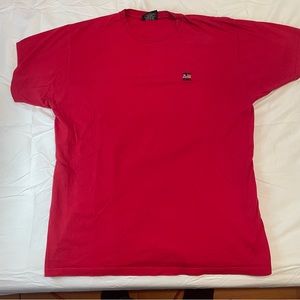 Vintage POLO JEANS Co. Ralph Lauren USA Flag T Shirt 90s Red Men’s Medium.